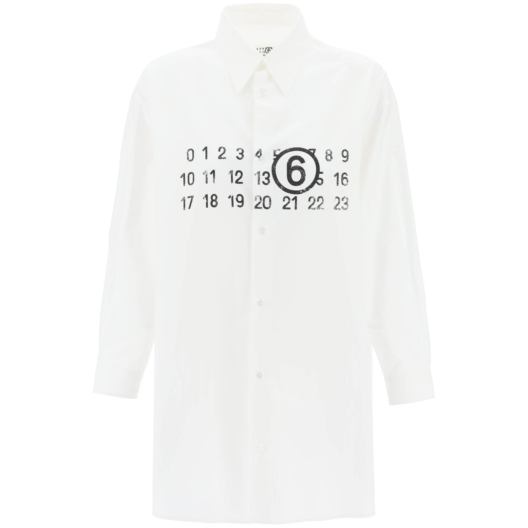 Numeric Logo Poplin Shirt Dress