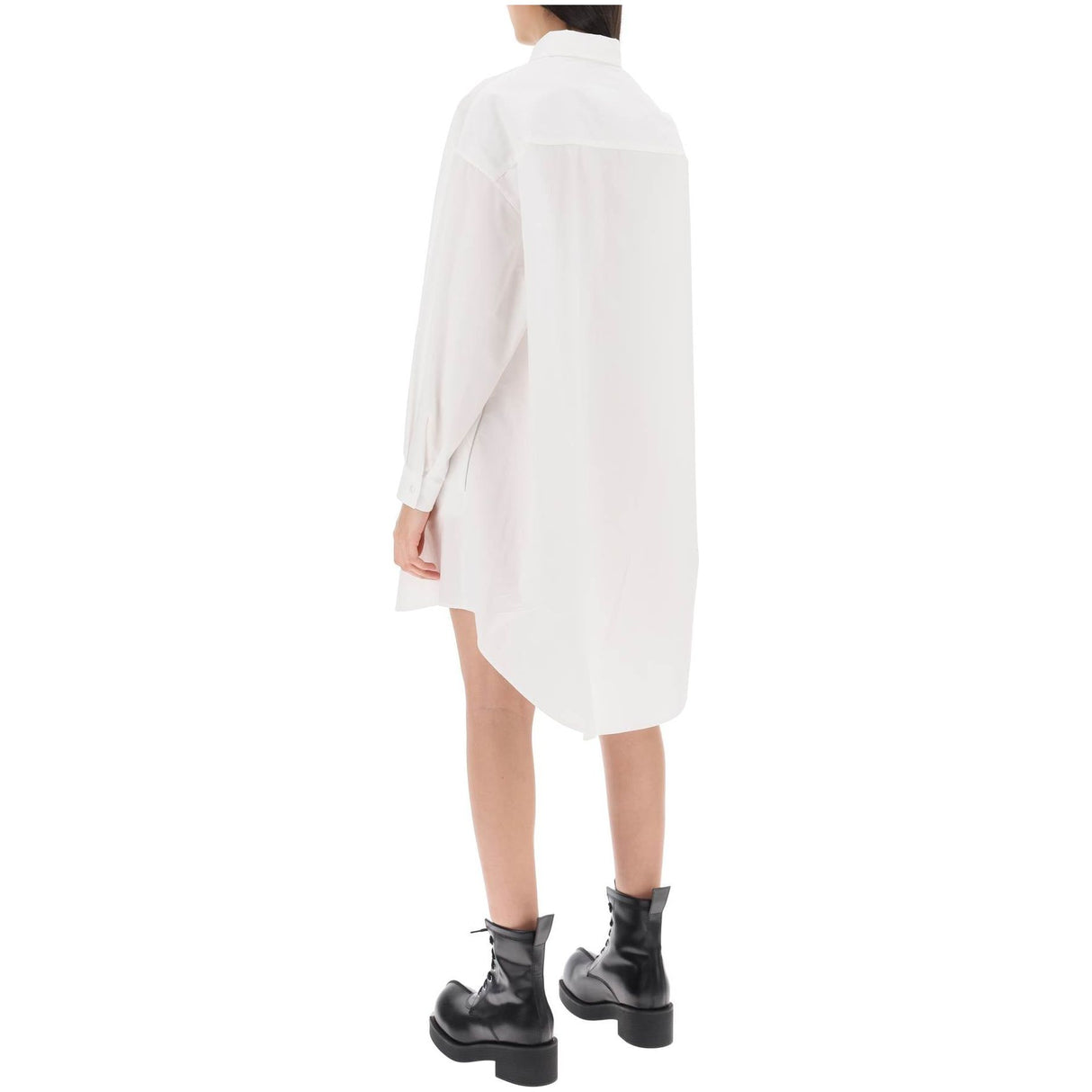 Numeric Logo Poplin Shirt Dress