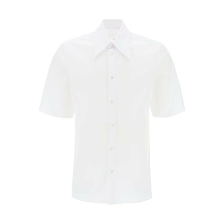 Point Collar Cotton Shirt.