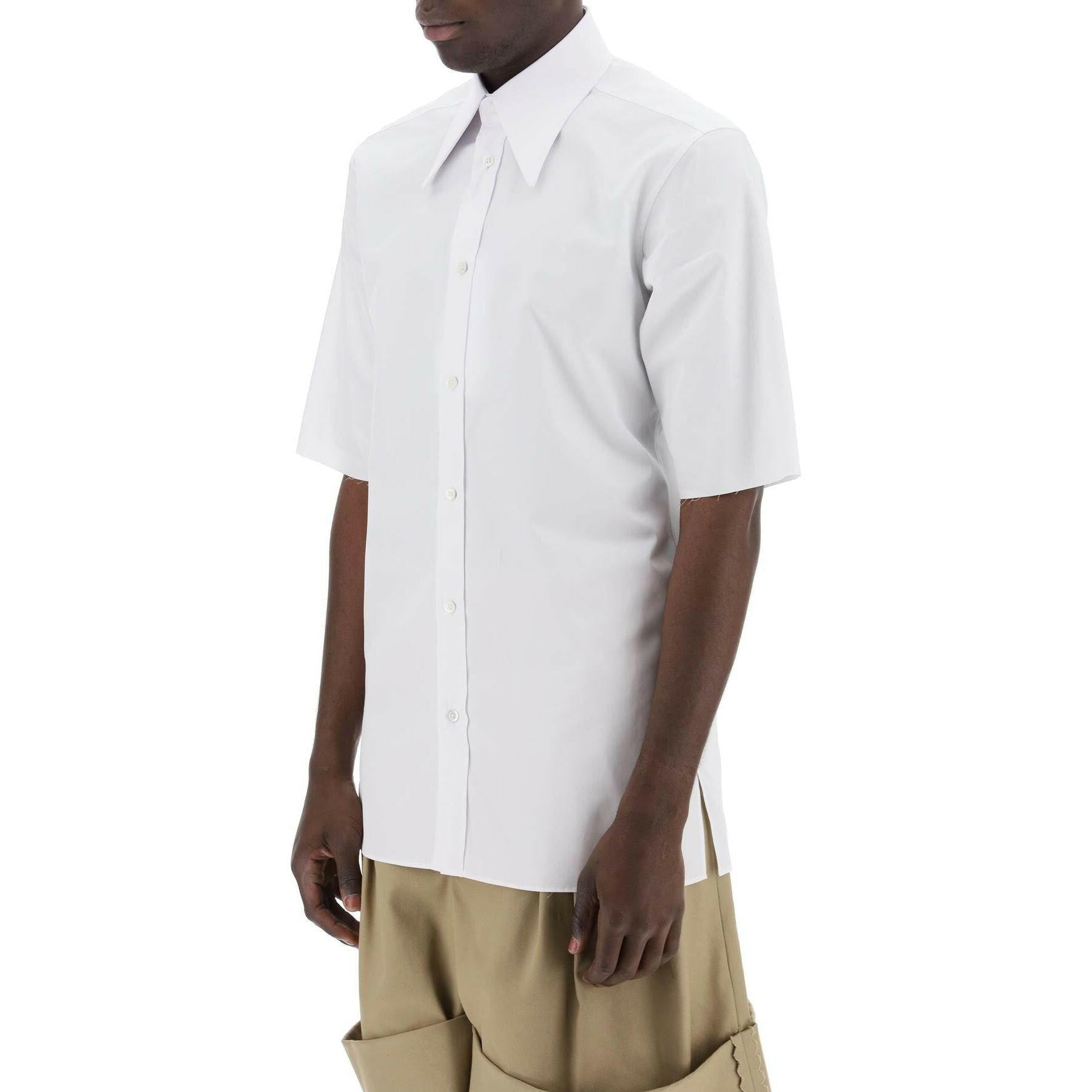 Point Collar Cotton Shirt