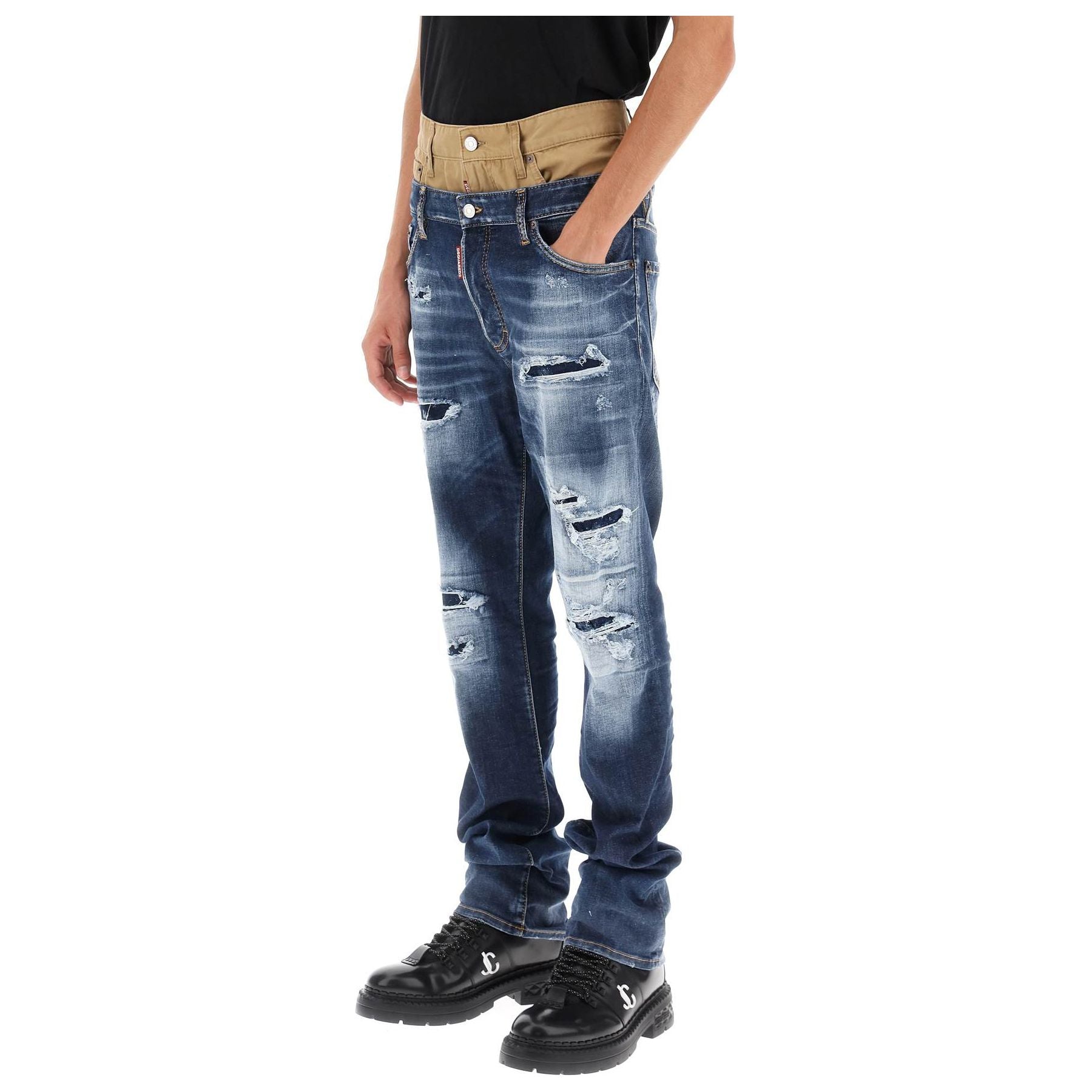 Medium Ripped Wash Skinny Twin Pack Jeans