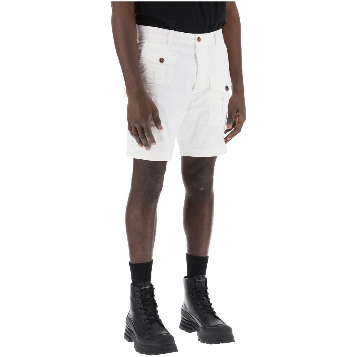 Sexy Cargo Bermuda Shorts For