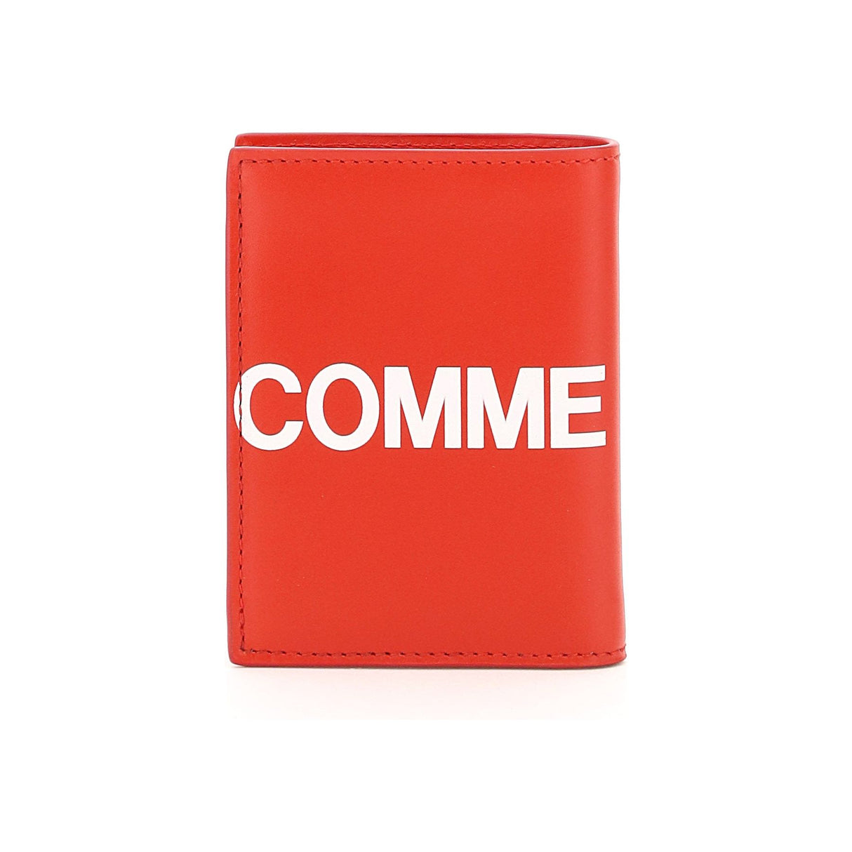 COMME DES GARCONS WALLET-Small Bifold Wallet With Huge Logo -JOHN JULIA.