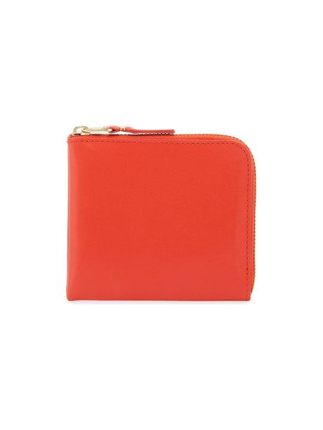 COMME DES GARÇONS WALLET-Zip-Around Leather Wallet Portfolio-JOHN JULIA