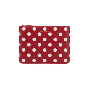 COMME DES GARCONS WALLET-"Polka Dot Leather Pouch Bag -JOHN JULIA.