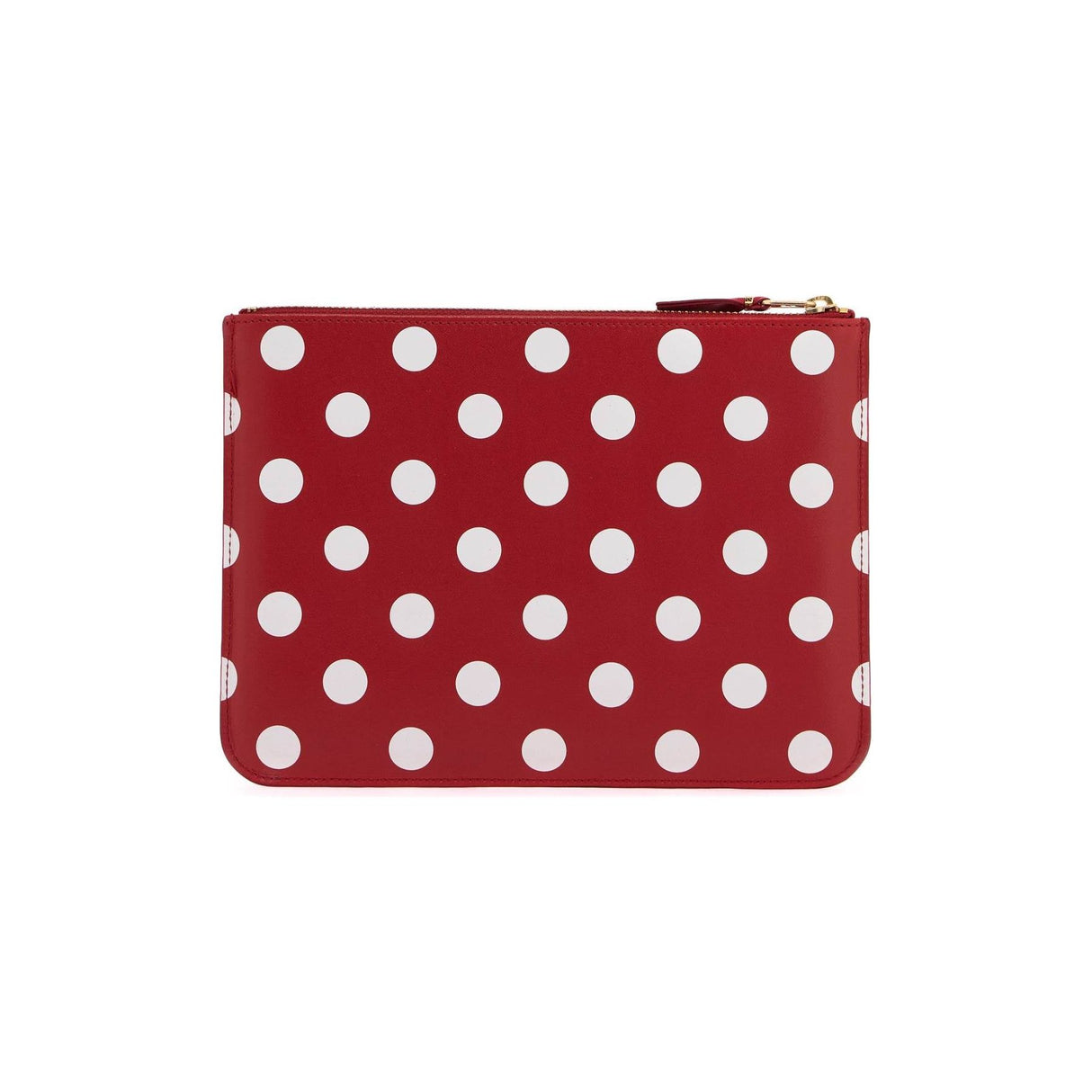 COMME DES GARCONS WALLET-"Polka Dot Leather Pouch Bag -JOHN JULIA.