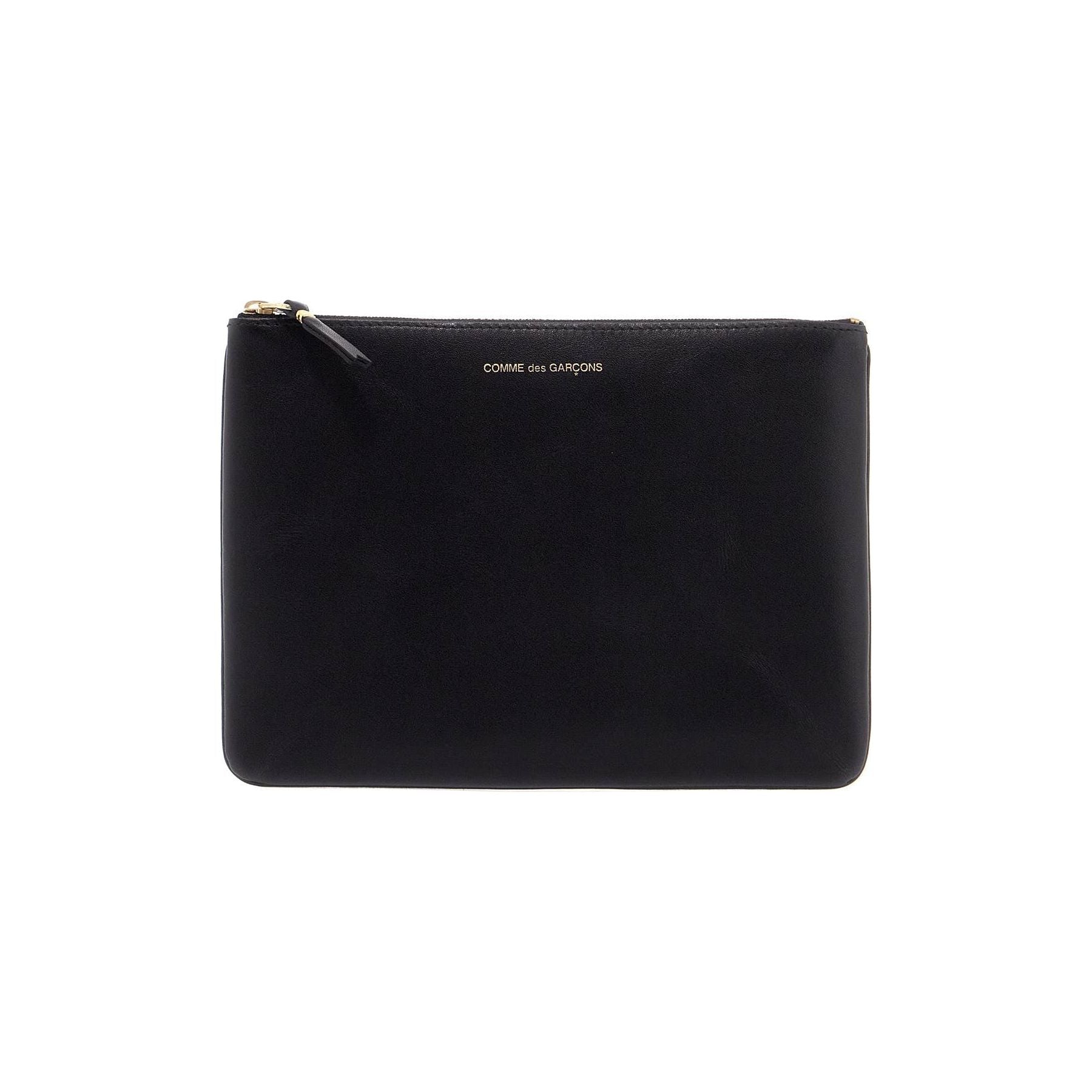 COMME DES GARCONS WALLET-Smooth Leather Pouch In Seven Words -JOHN JULIA.