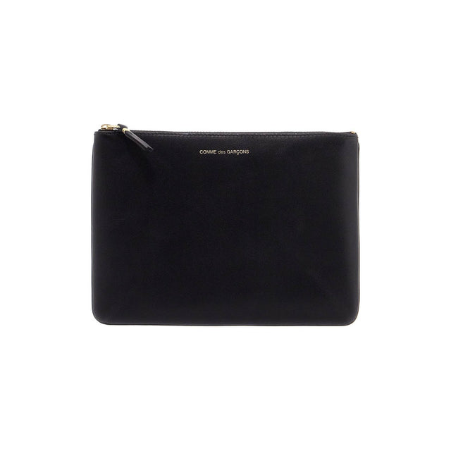 COMME DES GARCONS WALLET-Smooth Leather Pouch In Seven Words -JOHN JULIA.