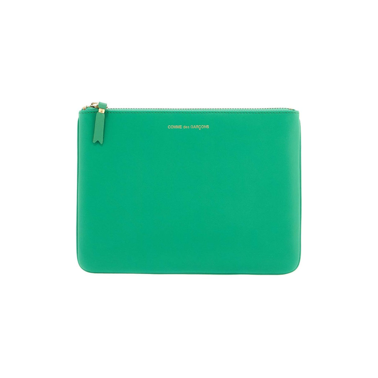 COMME DES GARCONS WALLET-Smooth Leather Pouch In Seven Words -JOHN JULIA.