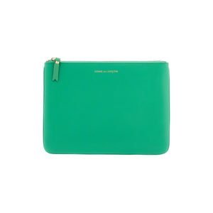 COMME DES GARCONS WALLET-Smooth Leather Pouch In Seven Words -JOHN JULIA.