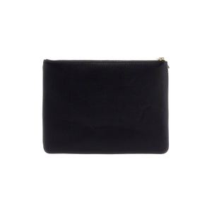 COMME DES GARCONS WALLET-Smooth Leather Pouch In Seven Words -JOHN JULIA.