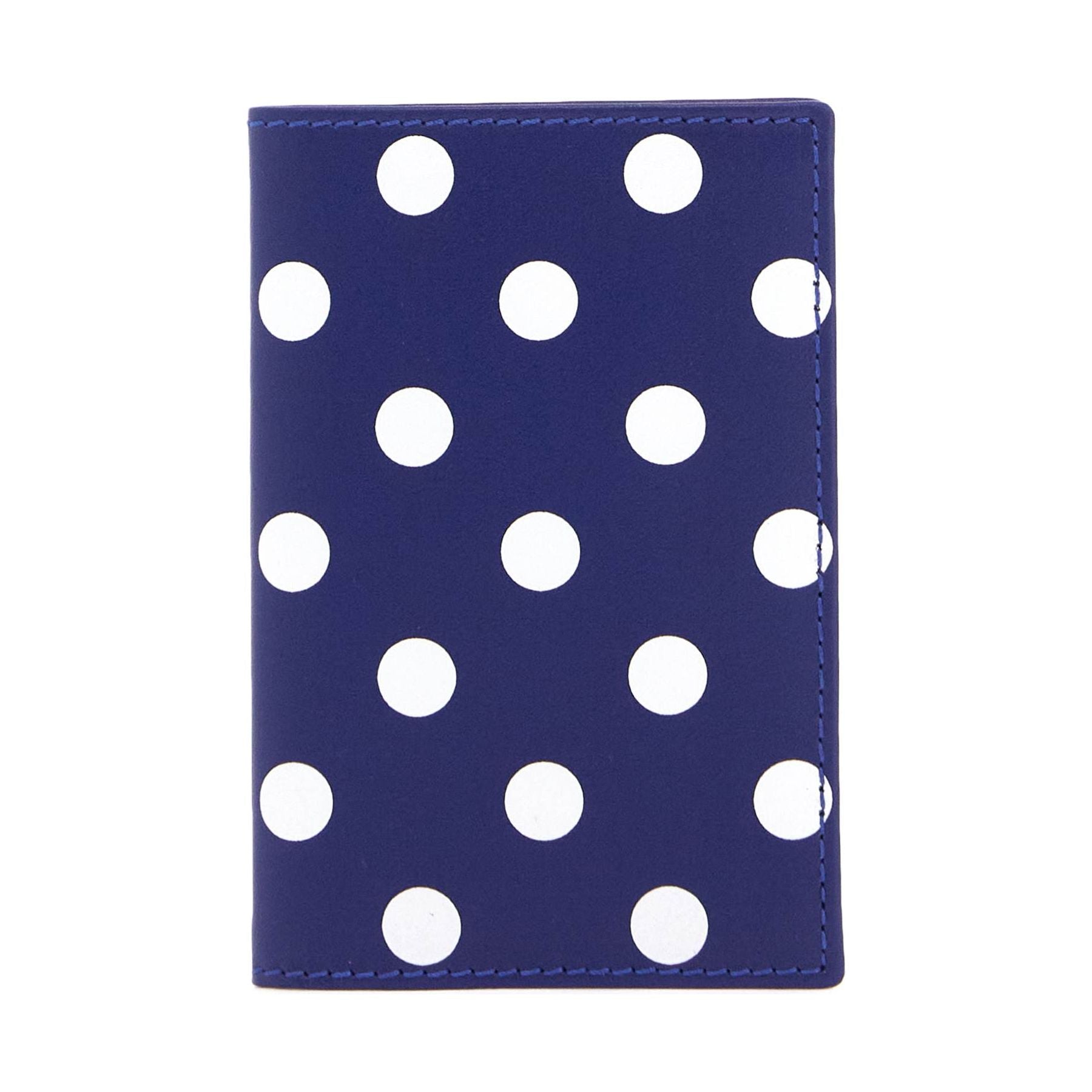 Polka-Dot Leather Bifold Wallet