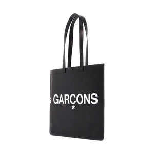 Logo Leather Tote Bag