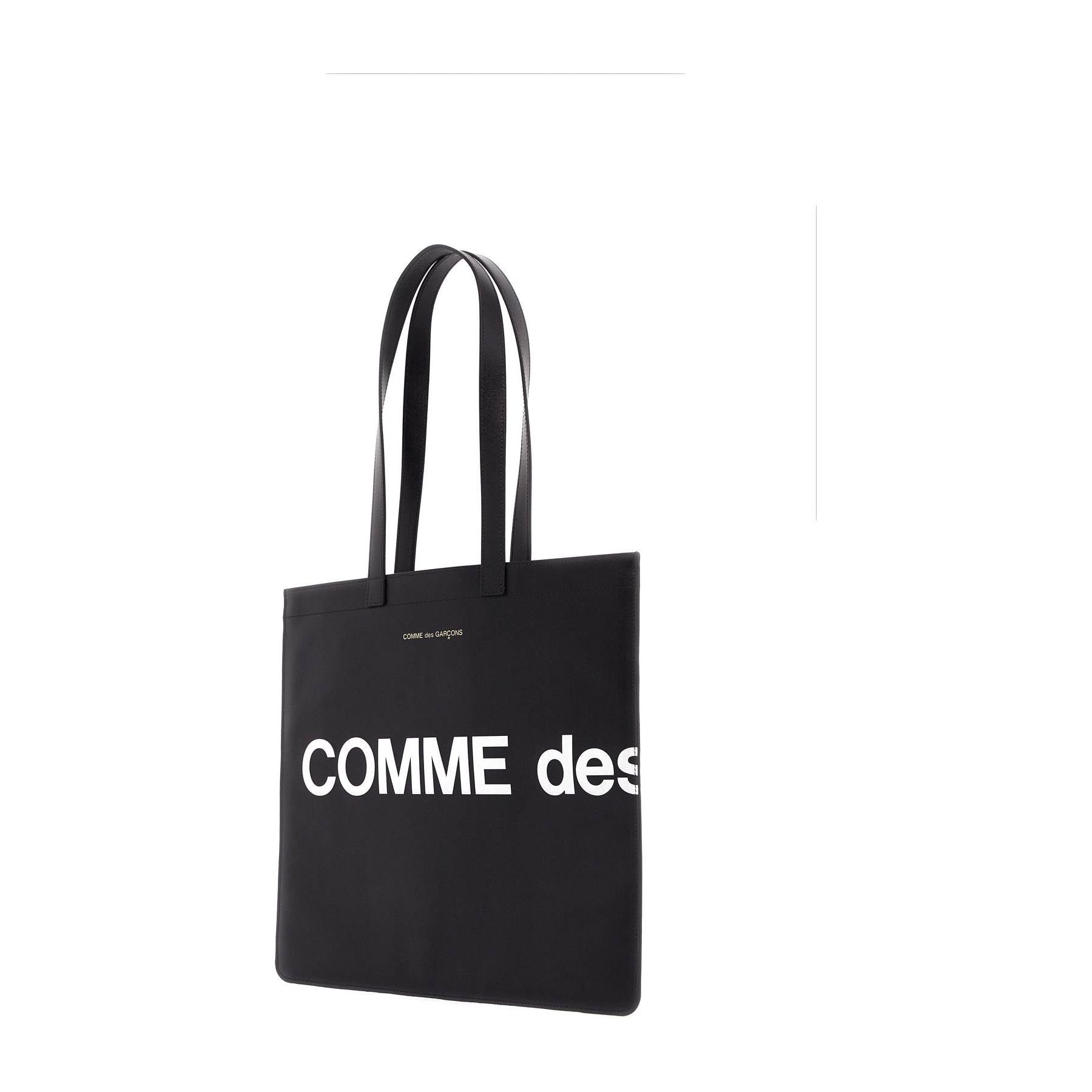 Logo Leather Tote Bag