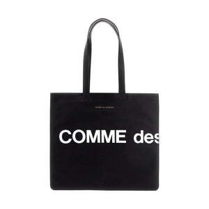 Logo Leather Tote Bag