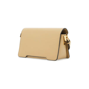 Trunkaroo Mini Leather Shoulder Bag Golden Metal Half Spheres