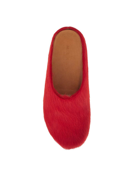 Fussbett Shearling Clogs-Marni-JOHN JULIA