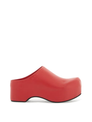 Chunky Clog Sabot Leather Shoes-Marni-JOHN JULIA