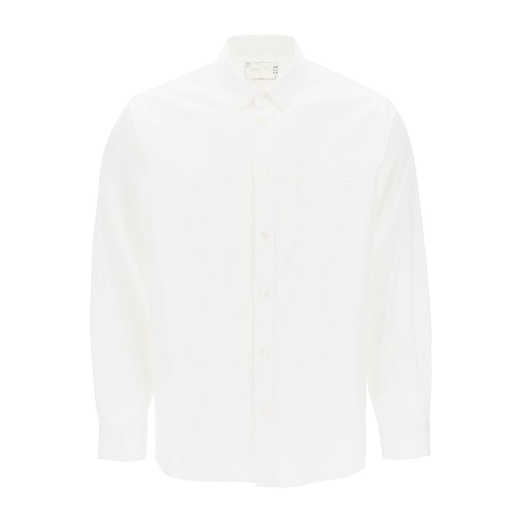 Thomas Mason Cotton Poplin Long-Sleeved Shirt
