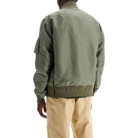 Nylon Twill Bomber Jacket.