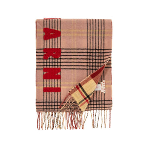 MARNI-Double Check Wool Scarf In 8 -JOHN JULIA.