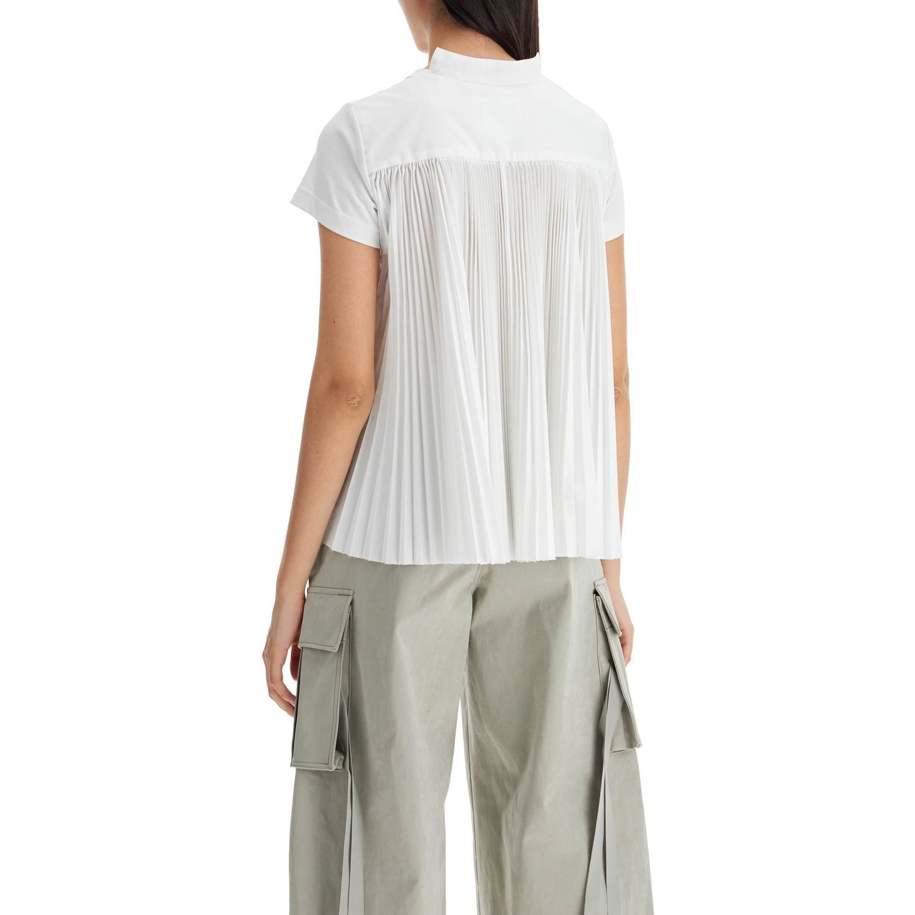 Pleated Back T-Shirt