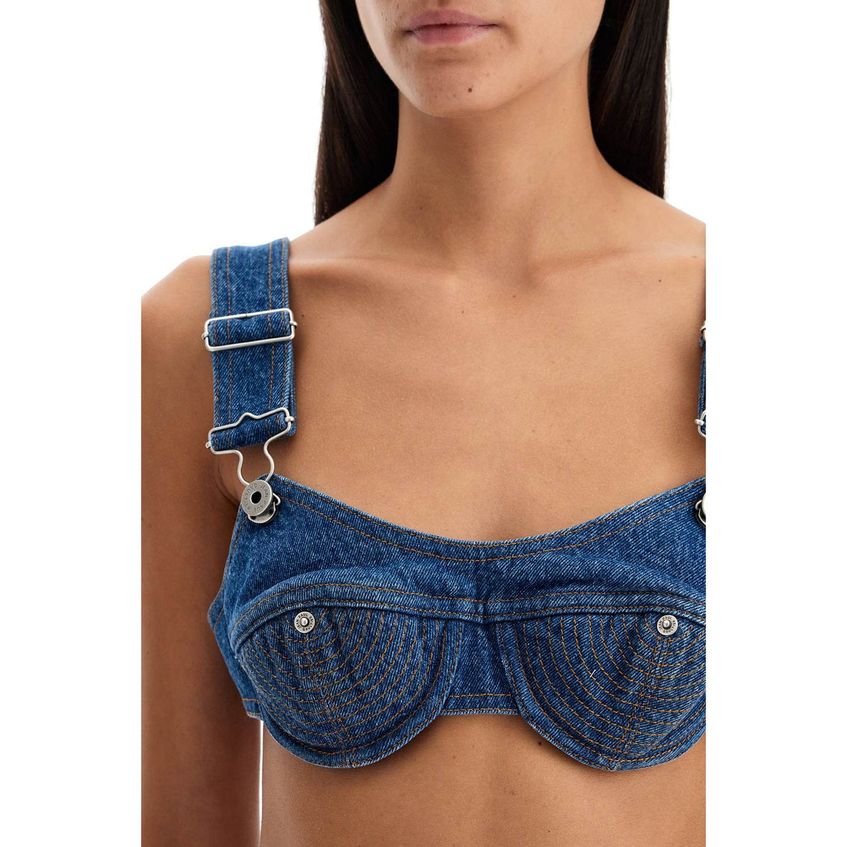 Denim Bralette Top