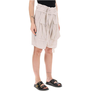 Chalk Heidi Cargo Shorts ISABEL MARANT JOHN JULIA.