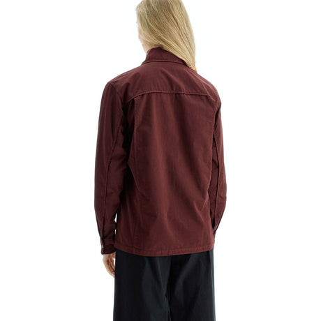 LEMAIRE-Cotton Satin Snap Shirt -JOHN JULIA.