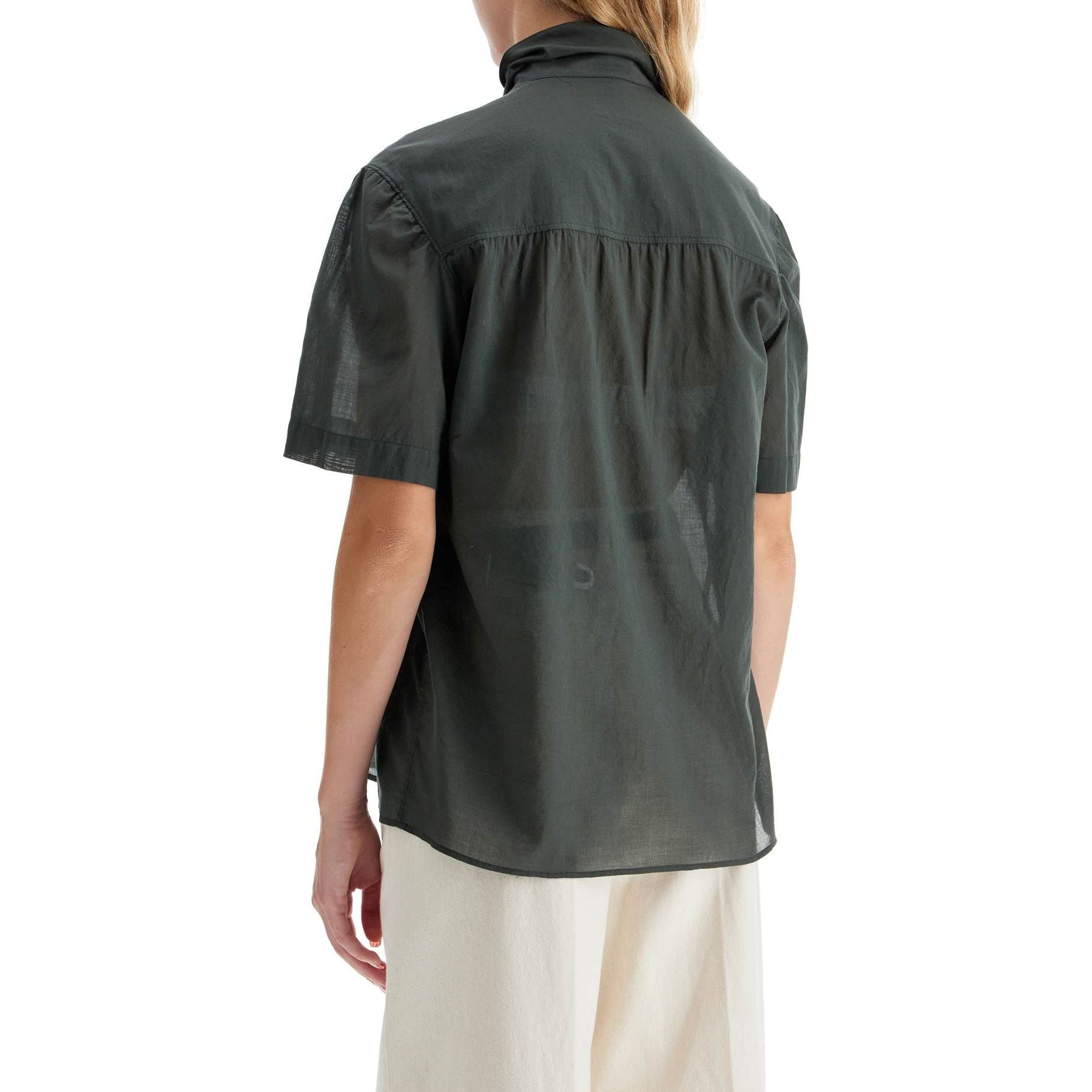 Short Sleeve Foulard Shirt