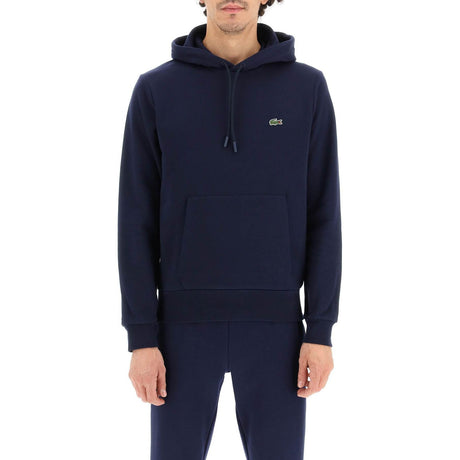 LACOSTE-Hoodie With Logo Patch -JOHN JULIA.