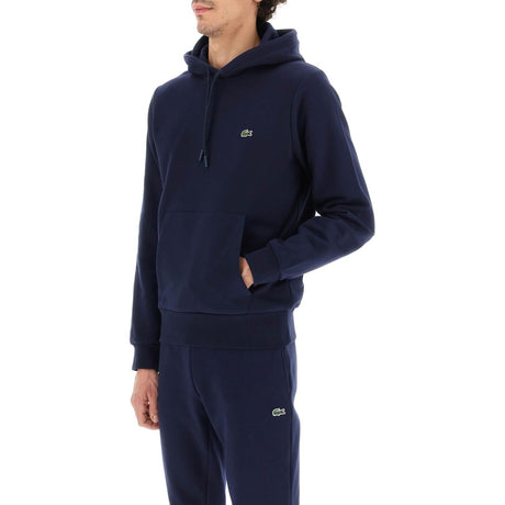 LACOSTE-Hoodie With Logo Patch -JOHN JULIA.