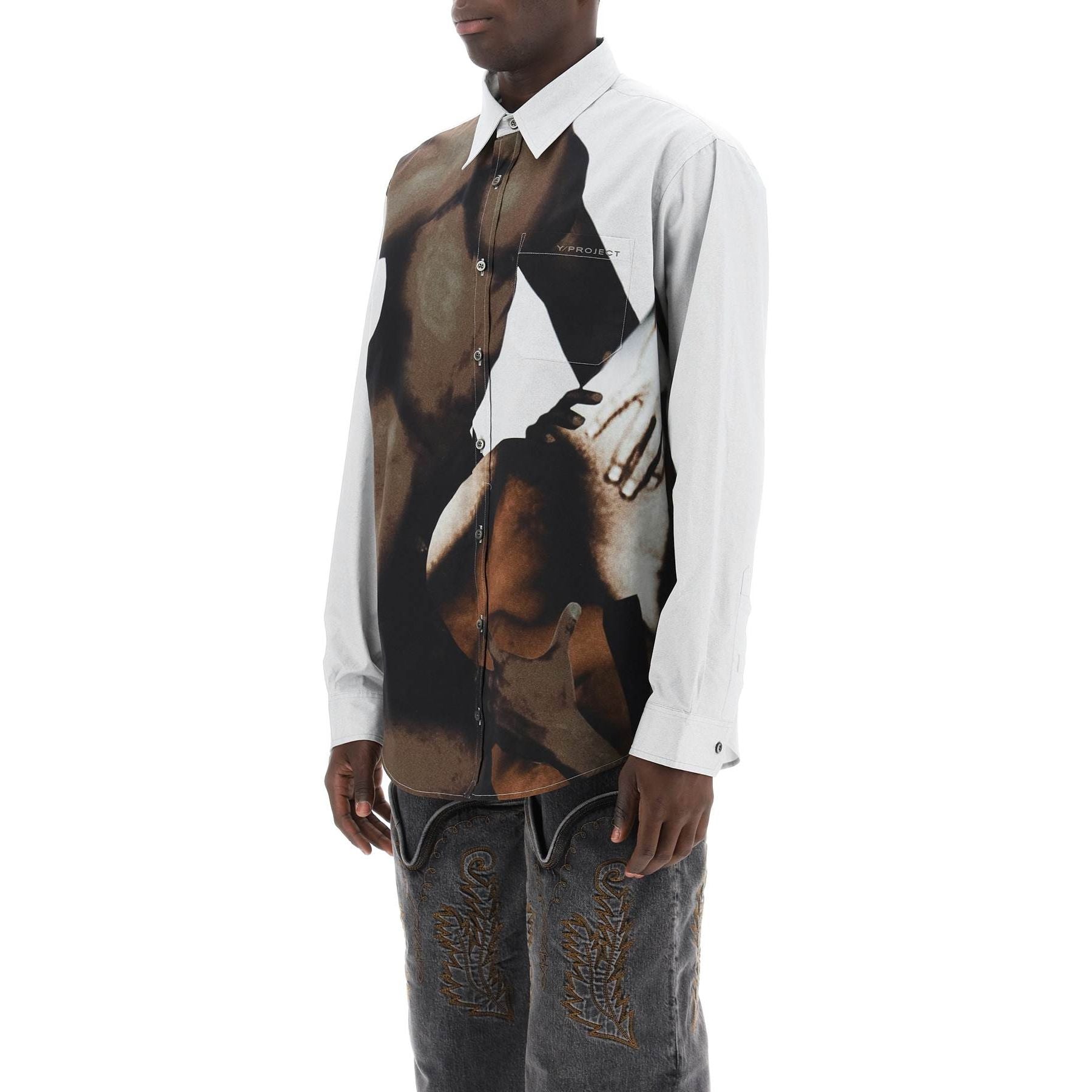 Body Collage Cotton Poplin Shirt