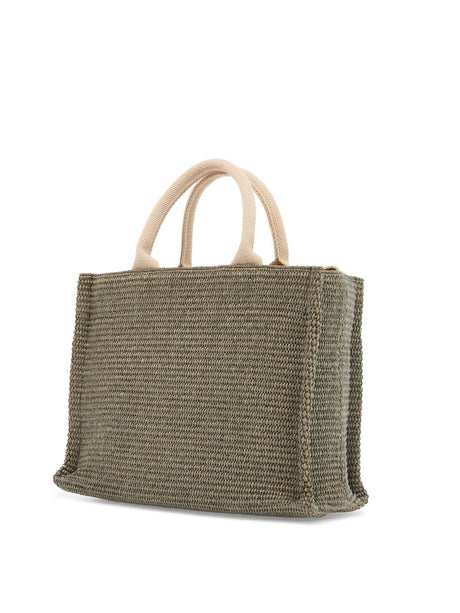 Raffia-Effect Canvas Tote Bag-Marni-JOHN JULIA