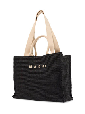 Raffia Effect Tote Bag-Marni-JOHN JULIA