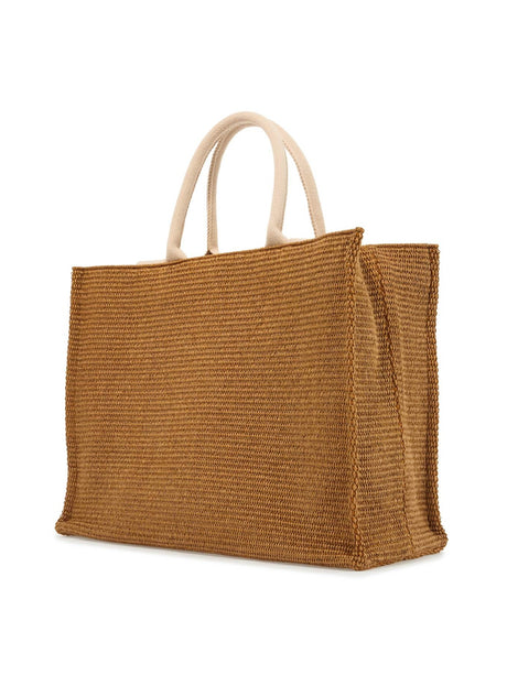 Raffia Effect Tote Bag-Marni-JOHN JULIA