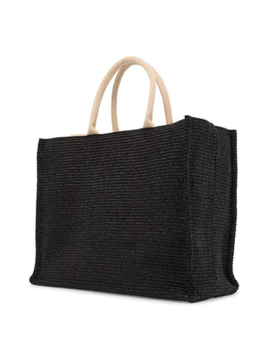 Raffia Effect Tote Bag-Marni-JOHN JULIA