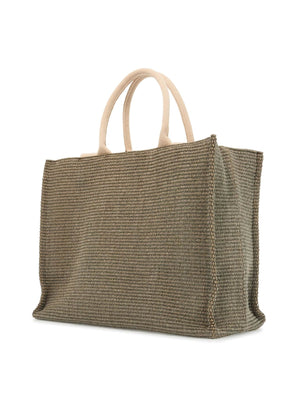 Raffia Effect Tote Bag-Marni-JOHN JULIA