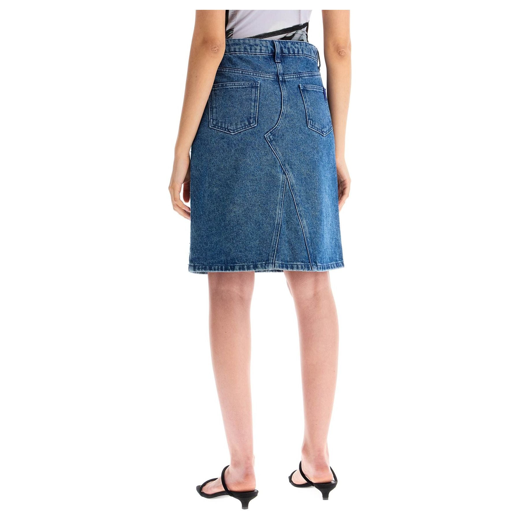 Organic Cotton Crowd Denim Skirt