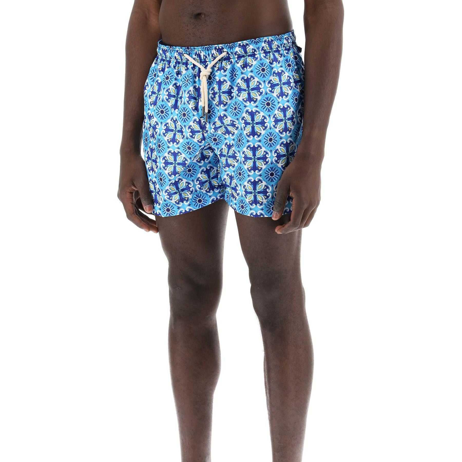 Recycled Amalfi Print Swim Shorts