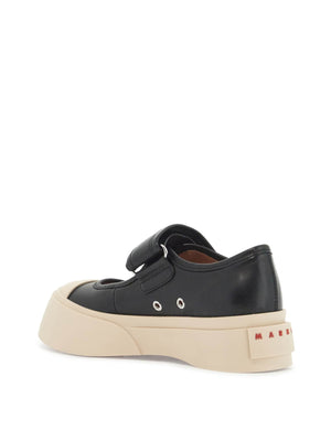 Pablo Mary Jane Leather Sneakers-Marni-JOHN JULIA