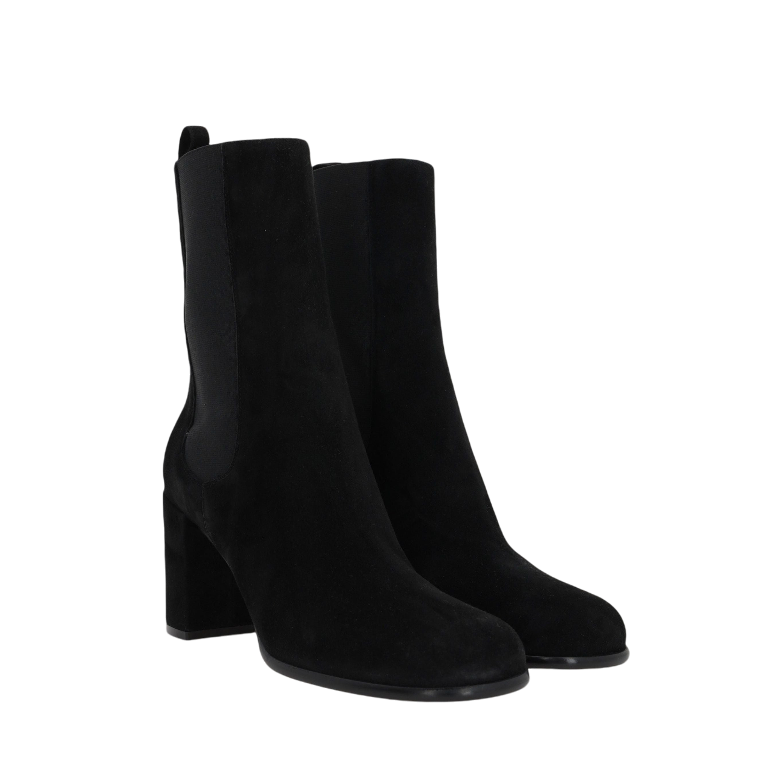 SR Aden Suede Ankle Boots-SERGIO ROSSI-JOHN JULIA