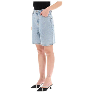 Rhinestone Denim Shorts.