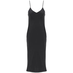 Crêpe Satin Slip Dress