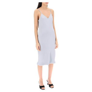 Crepe Satin Slip Dress