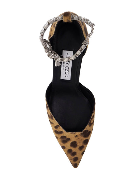 Stevie 50 Leopard Calf Hair Pumps-Jimmy Choo-JOHN JULIA