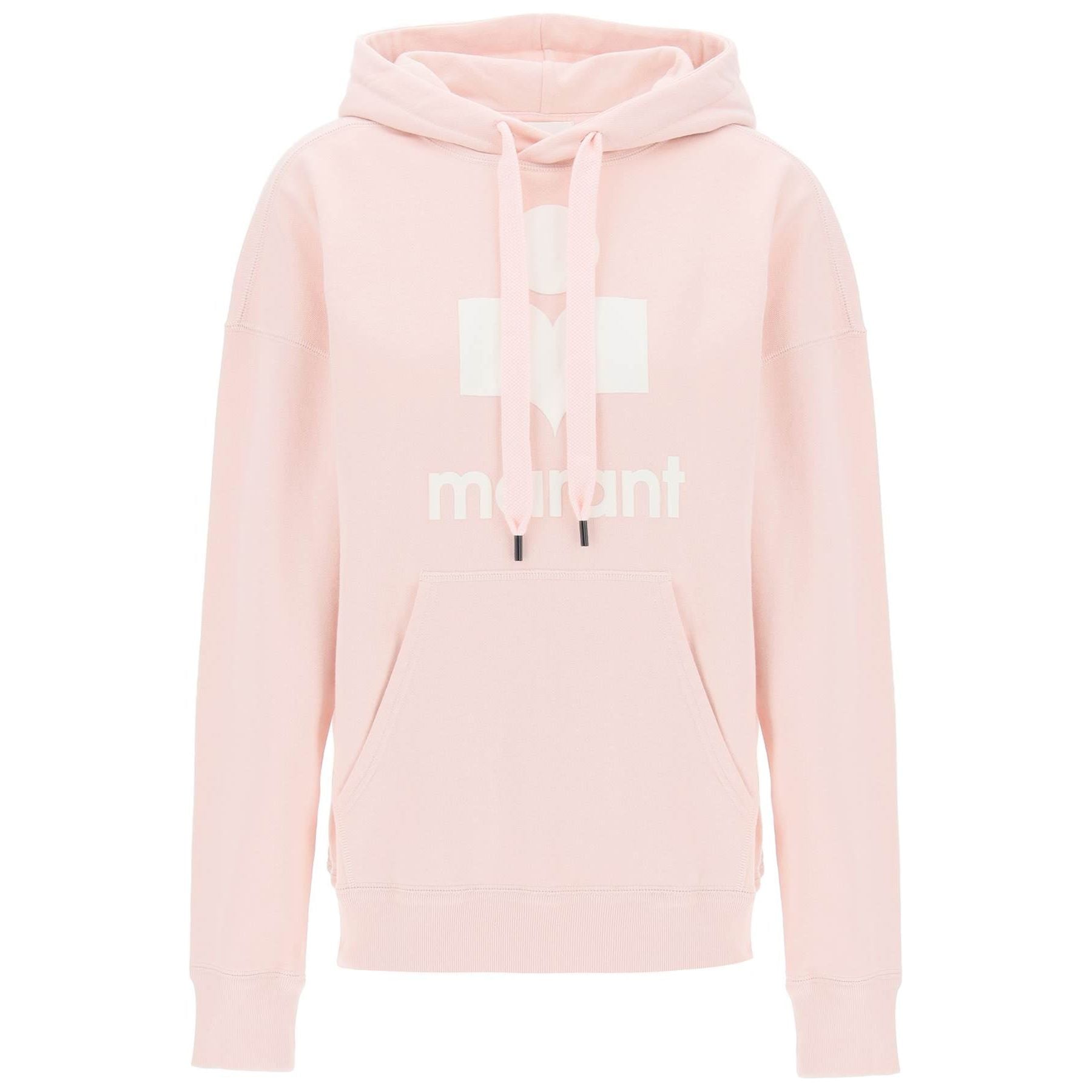 Mansel Flocked Logo Cotton Hoodie