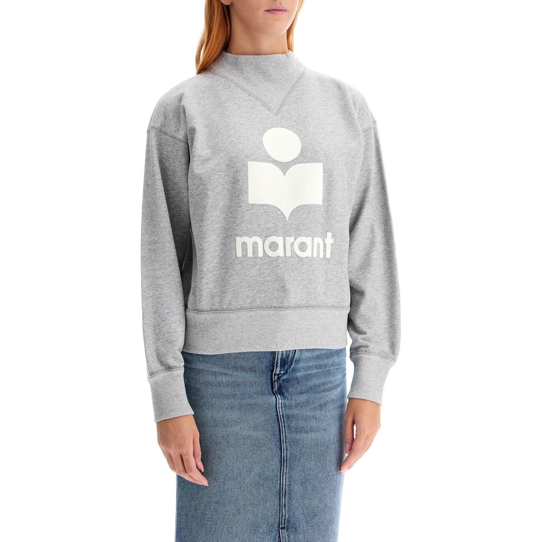 Moby Sweatshirt With Flocked Logo