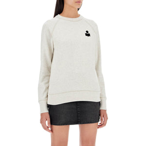 ISABEL MARANT ETOILE-Milla Cotton Sweatshirt With Round Neck -JOHN JULIA.