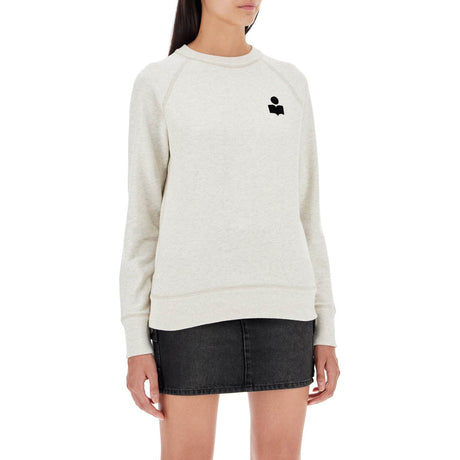 ISABEL MARANT ETOILE-Milla Cotton Sweatshirt With Round Neck -JOHN JULIA.